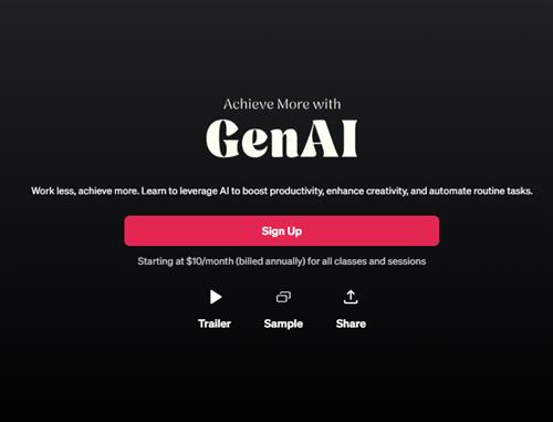 MasterClass – Achieve More With GenAI