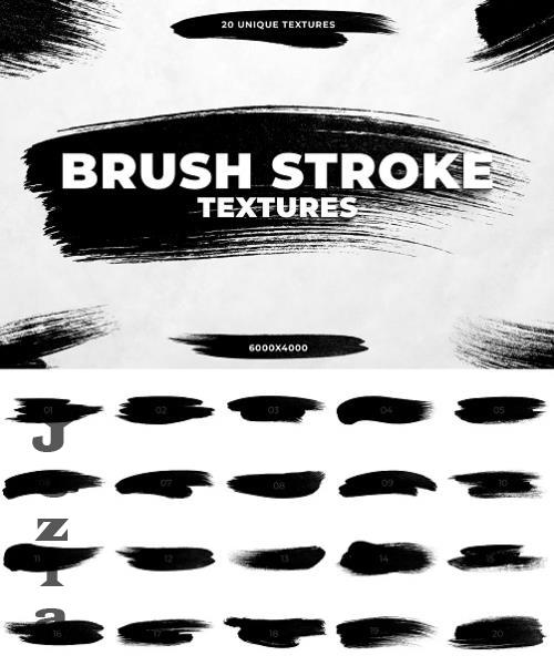 20 Brush Stroke Textures - LSYKE5M