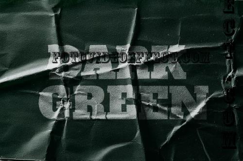 Dark Green Folded Texture Paper - PA2SDTM