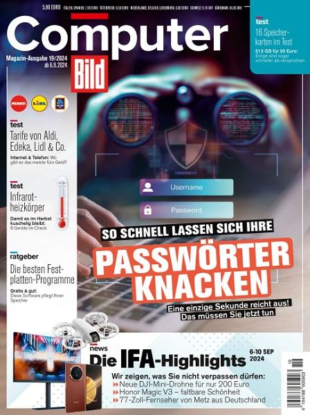 Computer Bild №19 (September 2024) Germany