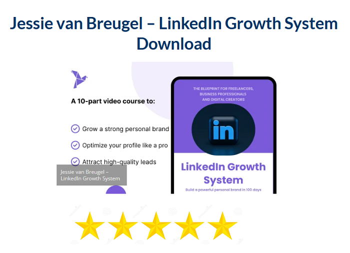 Jessie van Breugel – LinkedIn Growth System Download 2024