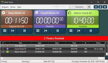 Programming Multi Timer 6.9.1.0