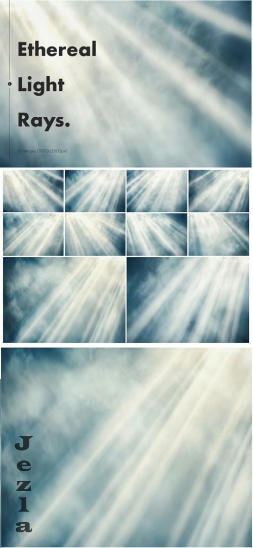 Ethereal Light Rays Backgrounds U2YMPRW