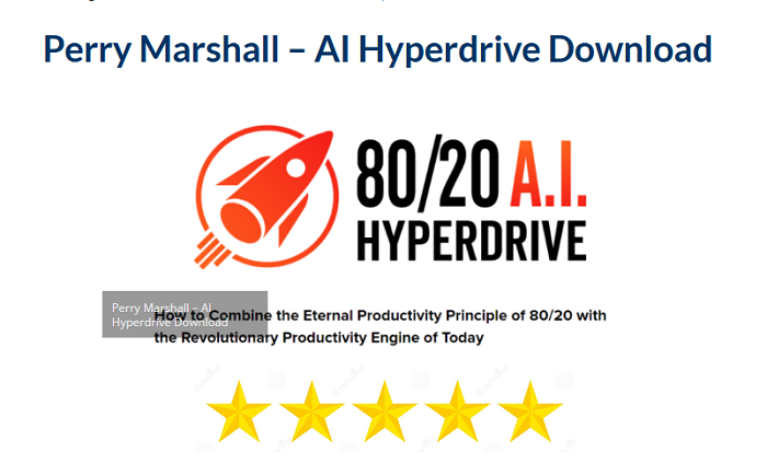 Perry Marshall – AI Hyperdrive Download 2024