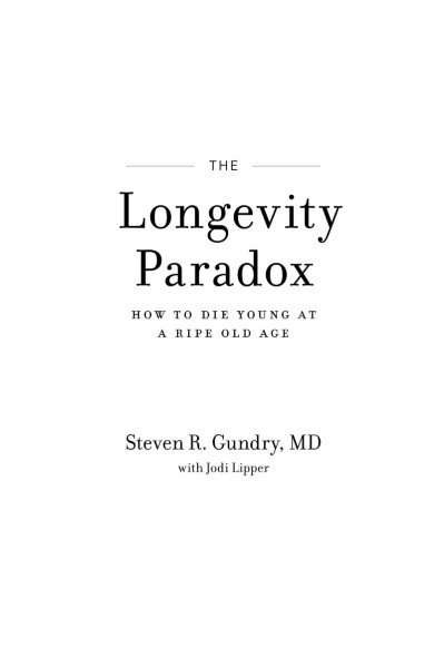 The Longevity Paradox: How to Die Young at a Ripe Old Age - [AUDIOBOOK] 65cfaaf9df5ec54c3ee5c0e69f8cdb2b