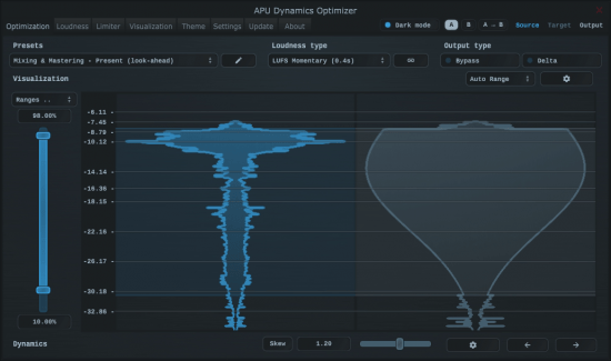 APU Software APU Dynamics Optimizer 2.9.0