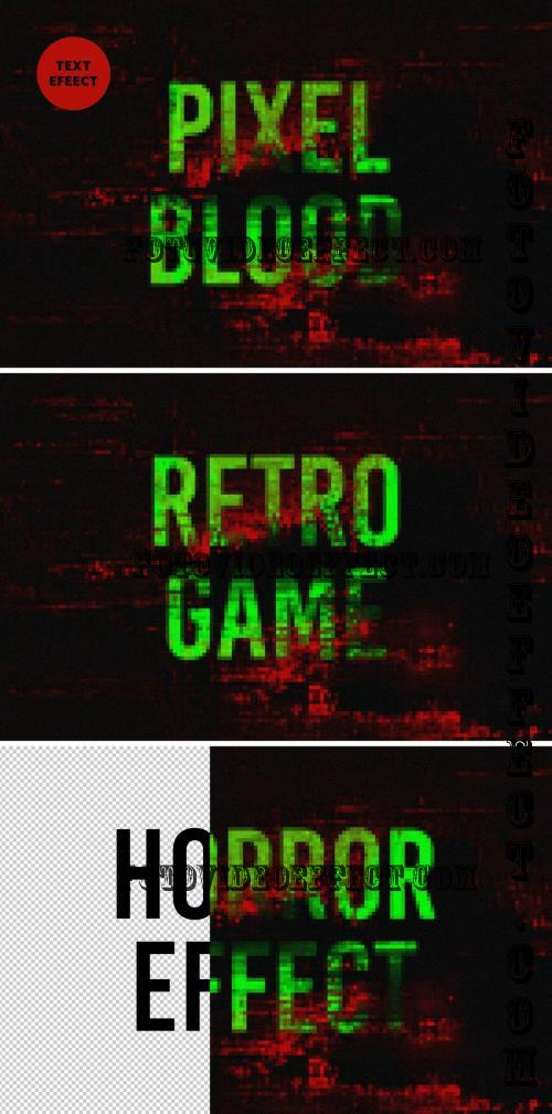 Bloody Pixel Text Effect - 283650642