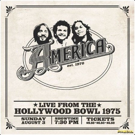 America - America Live At The Hollywood Bowl 1975 (2024) [16Bit-44 1kHz] FLAC  6fe456b21852b22281f2ec65bcdb619f