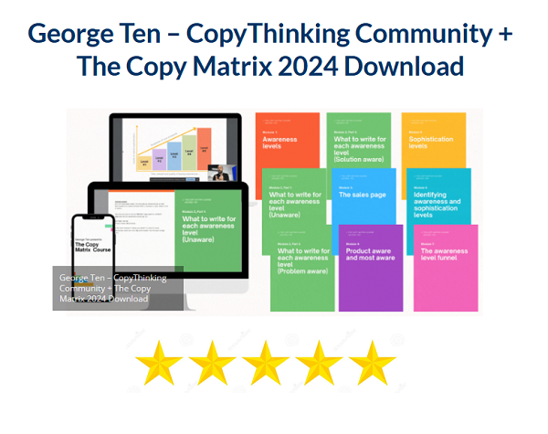 George Ten – CopyThinking Community + The Copy Matrix Download 2024