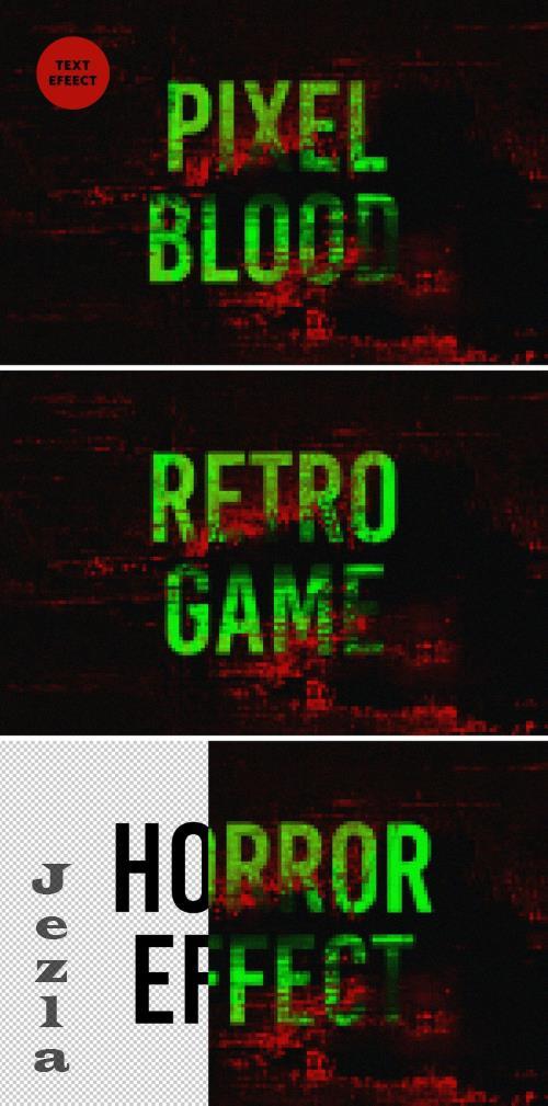 Bloody Pixel Text Effect - 283650642