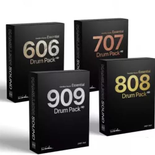 Kamillion Sound KS Essential 606, 707, 808, 909 Drum Pack Bundle WAV