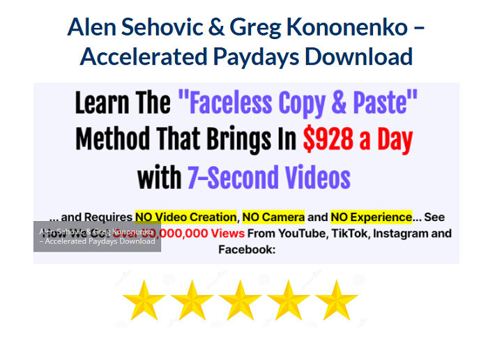 Alen Sehovic & Greg Kononenko – Accelerated Paydays Download 2024