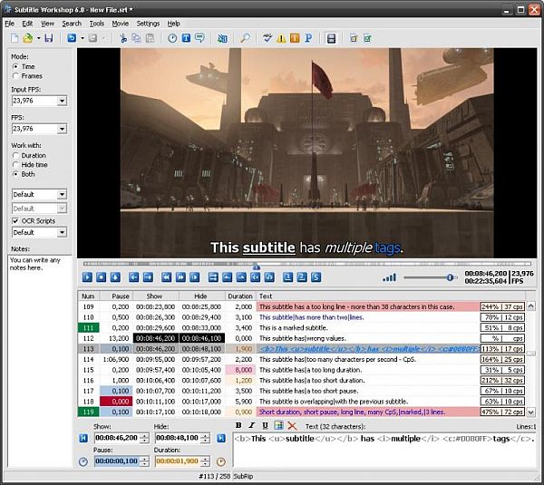 Subtitle Workshop Classic 6.3.2