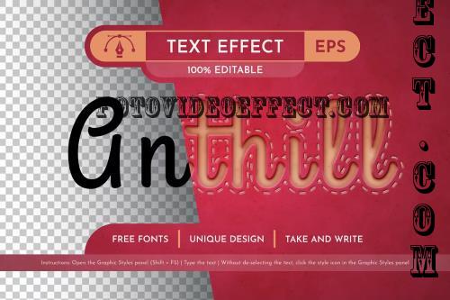 Anthill Editable Text Effect - 279646660