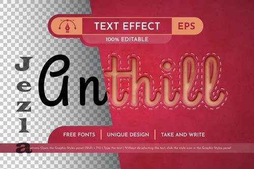 Anthill Editable Text Effect - 279646660