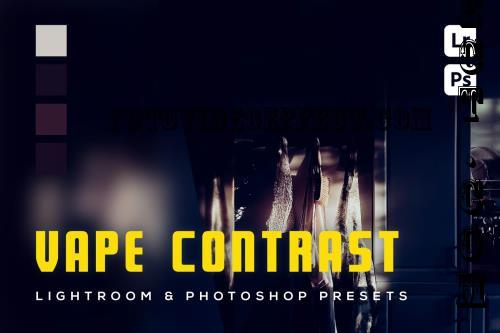 6 Vape Contrast Lightroom and Photoshop Presets W4PTH25