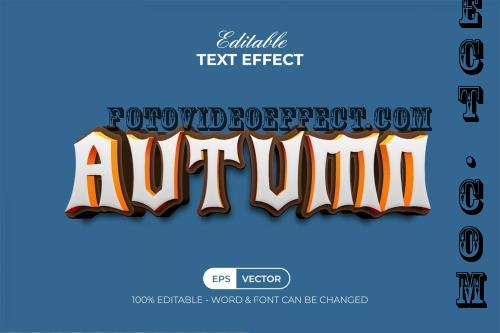 Autumn Text Effect 3D Style - 282383076 - 5WK66VG