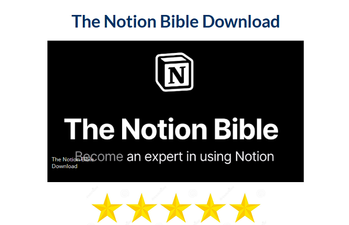 The Notion Bible Download 2024