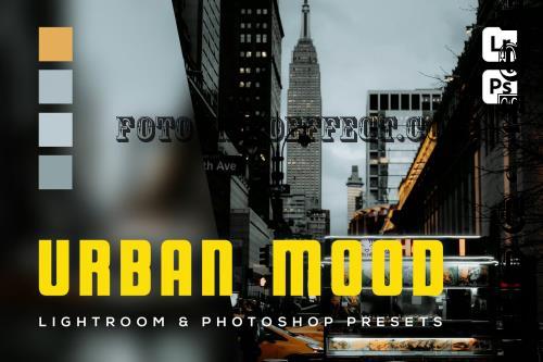 6 Urban Mood Lightroom and Photoshop Presets GF49HLX