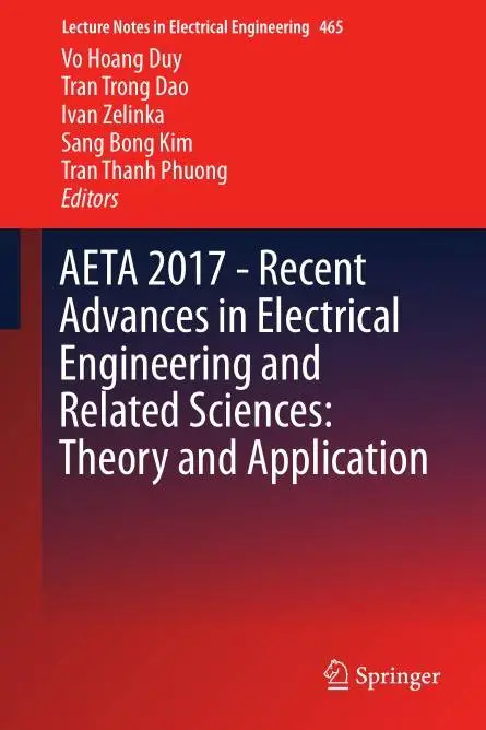 AETA 2017 – Recent Advances in Electrical Engineering and Related Sciences Theory and Application