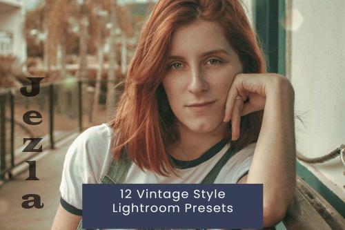 12 Vintage Style Lightroom Presets - WJQV39A