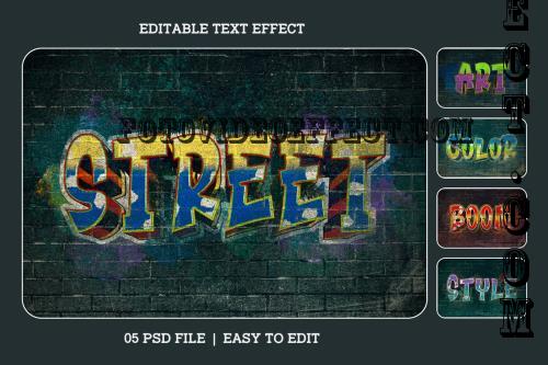 Graffiti Style Editable Text Effect Set UFF8RRT