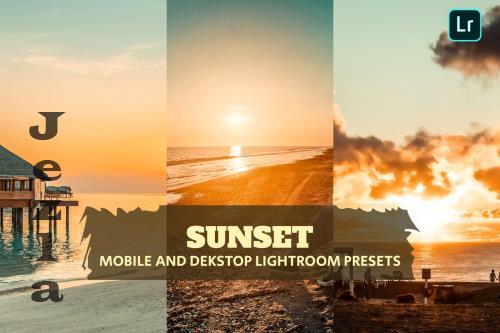 Sunset Lightroom Presets Dekstop and Mobile PMV9WC4