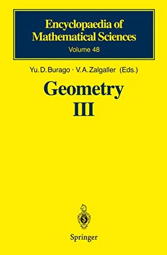 Geometry III Theory of Surfaces