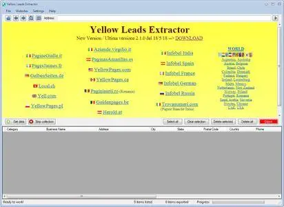 Yellow Leads Extractor 9.1.5 Multilingual A53e3e0f4d3de9823f1bc962fa5edf39