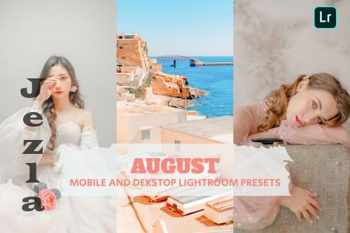 August Lightroom Presets Dekstop and Mobile - KA3KGD4