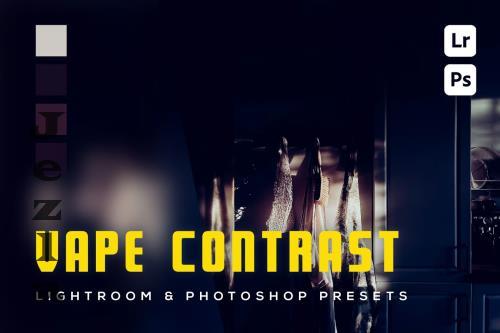 6 Vape Contrast Lightroom and Photoshop Presets W4PTH25