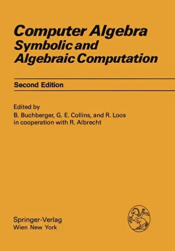 Computer Algebra Symbolic and Algebraic Computation