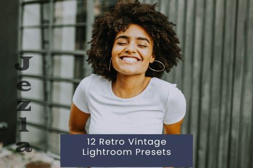 12 Retro Vintage Lightroom Presets - 49JWEGT