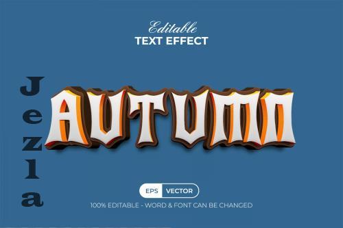 Autumn Text Effect 3D Style - 282383076 - 5WK66VG