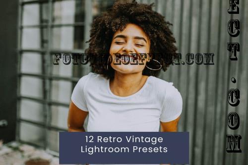 12 Retro Vintage Lightroom Presets - 49JWEGT