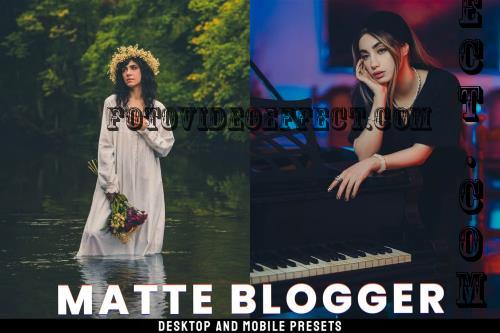 Matte Blogger- Desktop and Mobile Presets v4 6T6QT97