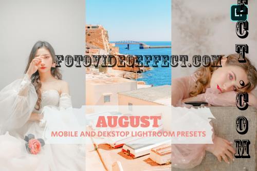 August Lightroom Presets Dekstop and Mobile - KA3KGD4