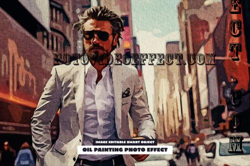 Oil Painting Photo Effect - 283779388