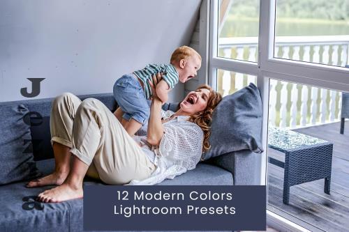 12 Modern Colors Lightroom Presets - 5STXVDN