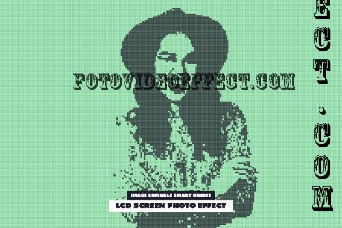 LCD Screen Photo Effect - 283779380