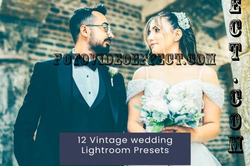 12 Vintage wedding Lightroom Presets ZRP8J6P