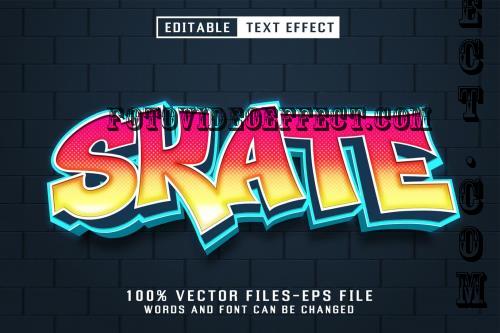 Skate Editable Text Effect CB6QD6B