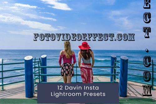 12 Davin Insta Lightroom Presets - J5BV5WB