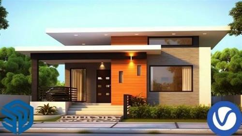 3Bedrom Bungalow SketchUp from basic to advance  Free version