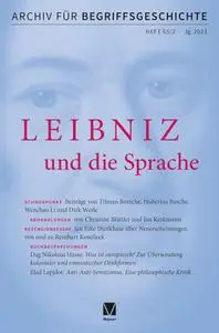 Archiv für Begriffsgeschichte, Band 65,2 Schwerpunkt Leibniz und die Sprache