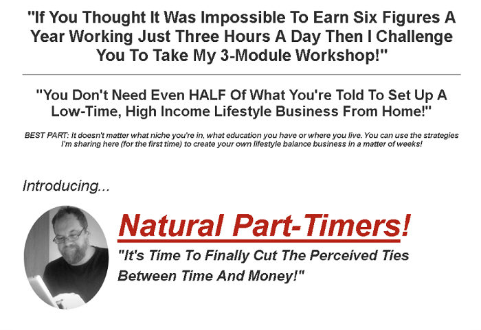 Tony Shepherd – Natural Part Timers Workshop Download 2024