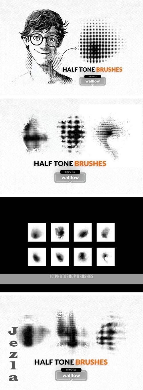 Halftone Brushes for Photoshop - 284148252