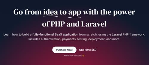 Self-Made SaaS Course – Go from idea to app with the power of PHP and Laravel