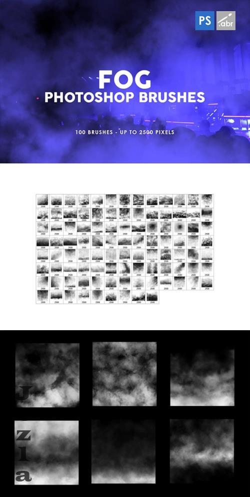 100 Fog Photoshop Stamp Brushes - 28030316