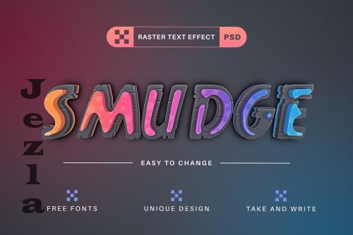 Smudge - Editable Text Effect - 42284946